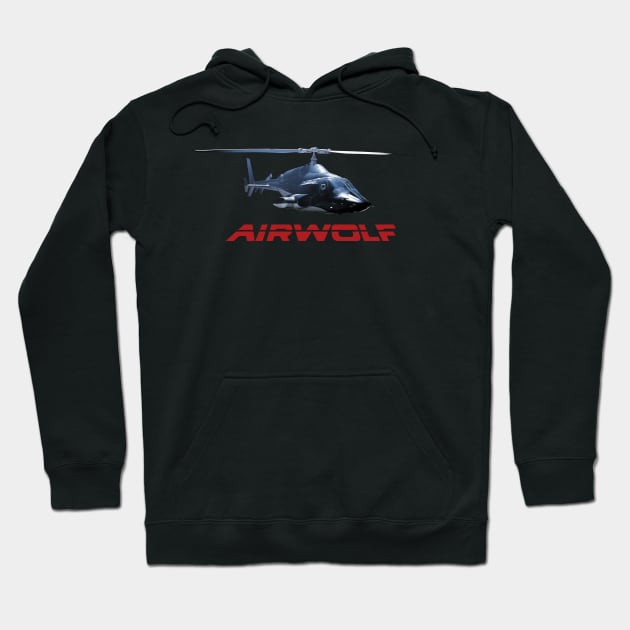 Retro Airwolf Hoodie by Treherne